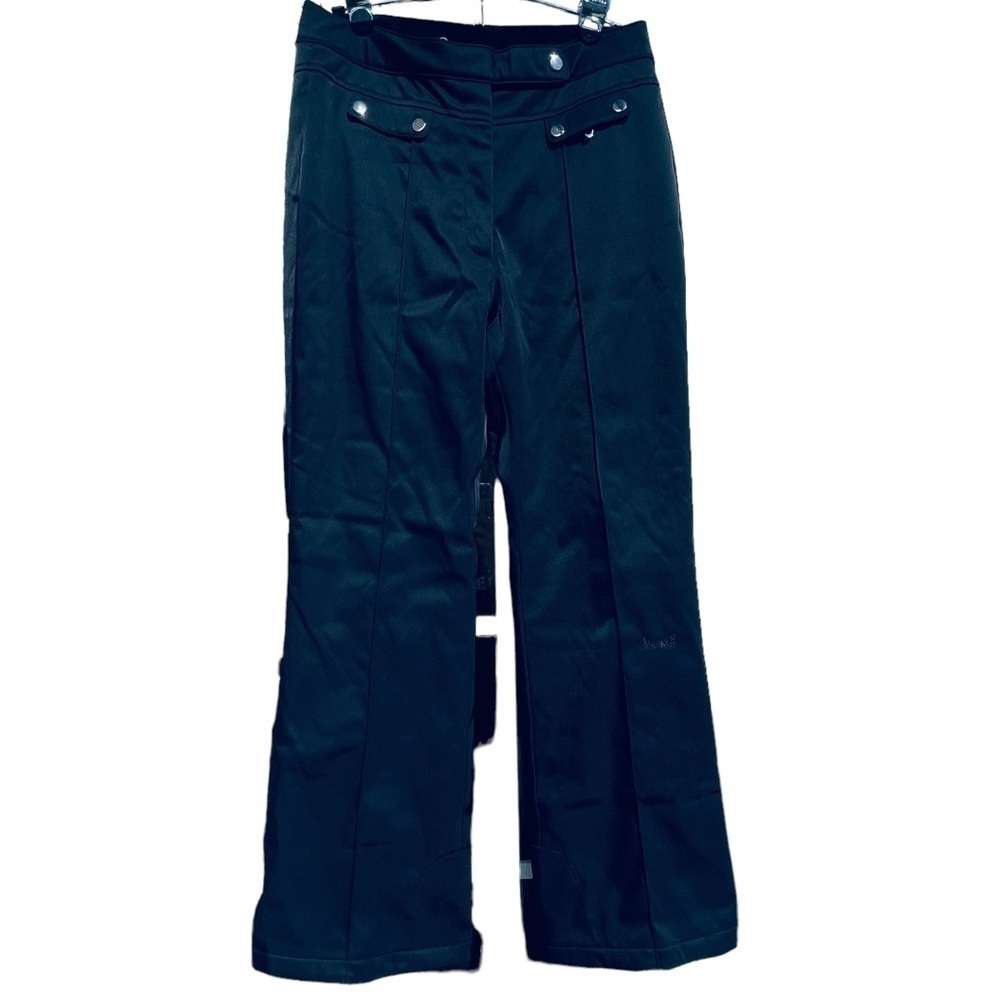 MARKER Classic Women Snow Pants Sz 10 Black Aqua Guard